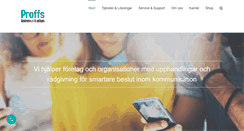 Desktop Screenshot of proffskommunikation.se