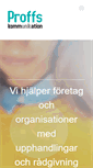 Mobile Screenshot of proffskommunikation.se